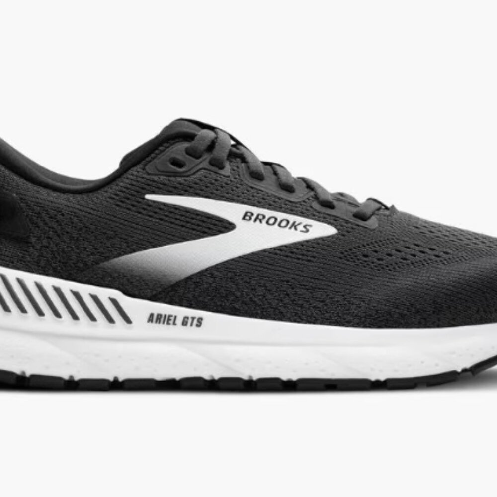 Brooks Ariel GTS 24 Black and White Running Shoes in Size 8 - Picture 15 of 15